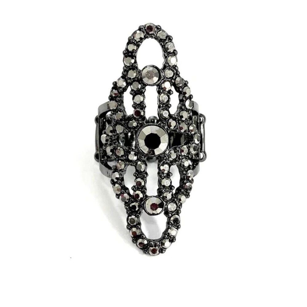 Paparazzi Futuristic Free Spirit Black Ring